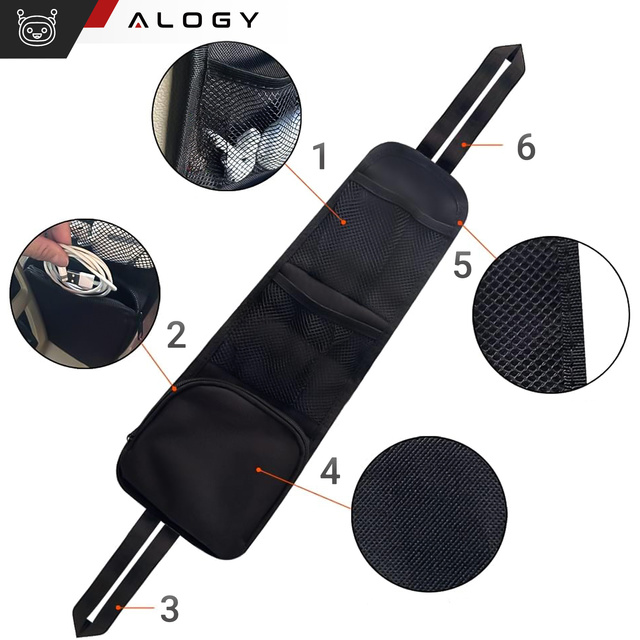 Side Car Organizer Seat Car Seat Cover Alogy Car Black