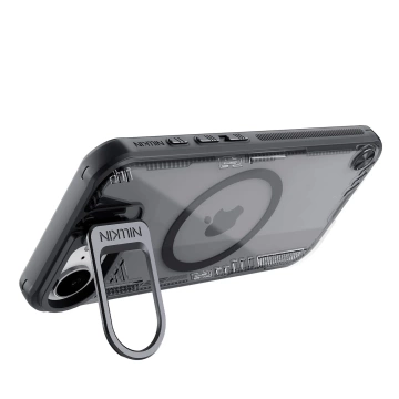 Pouzdro Nillkin Iceblade MagSafe pro iPhone 16e s držákem, černé