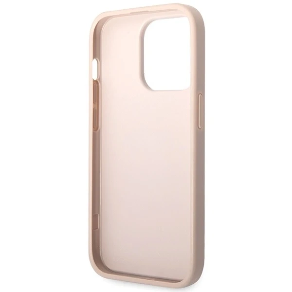 Чохол Guess GUHCP15L4GMGPI для iPhone 15 Pro 6.1" pink/pink hardcase 4G Big Metal Logo