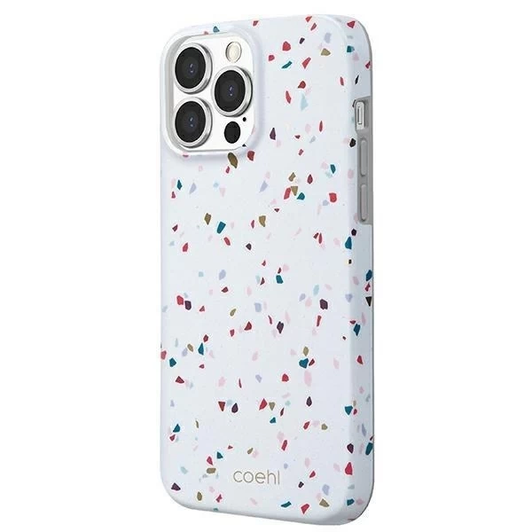 Чохол UNIQ Coehl Terrazzo iPhone 13 Pro / 13 6.1" білий / натуральний білий
