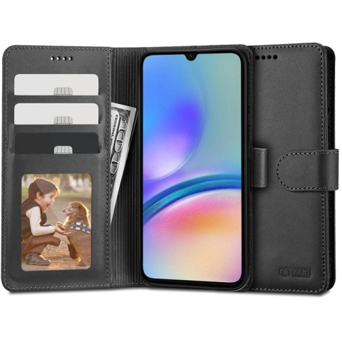Etui portfel Wallet do Samsung Galaxy A05s Black