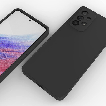 Matné puzdro 3mk Matt Phone Resistant Case pre Samsung Galaxy A53 5G čierne