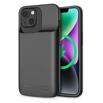 Pouzdro s powerbankou PowerCase 4800mAh pro Apple iPhone 14/14 Pro Black