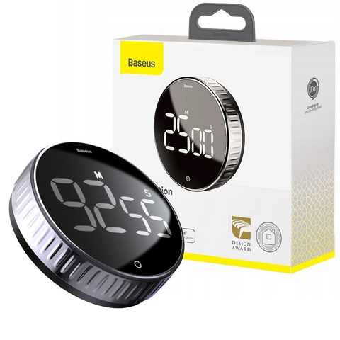 Baseus Heyo Rotation Magnetic Digital Timer Black