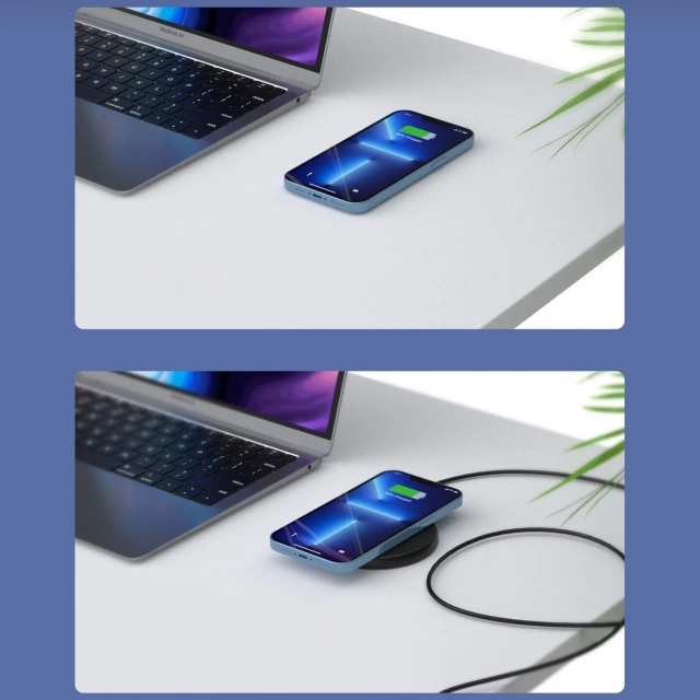 Choetech Untertisch-Induktionsladegerät 10W EU Ladegerät mit Stromkabel schwarz (T590-F)