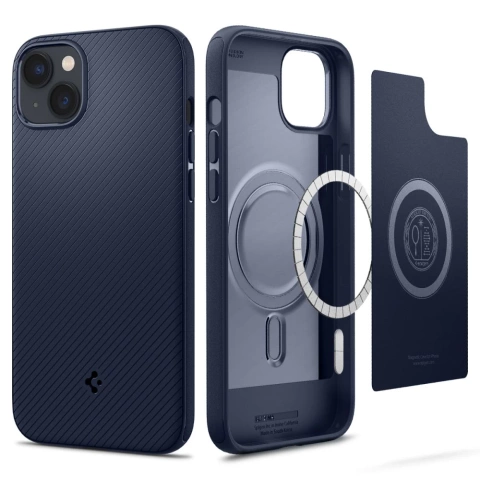 Etui Spigen Mag Armor z Apple iPhone 14 Plus Navy Blue