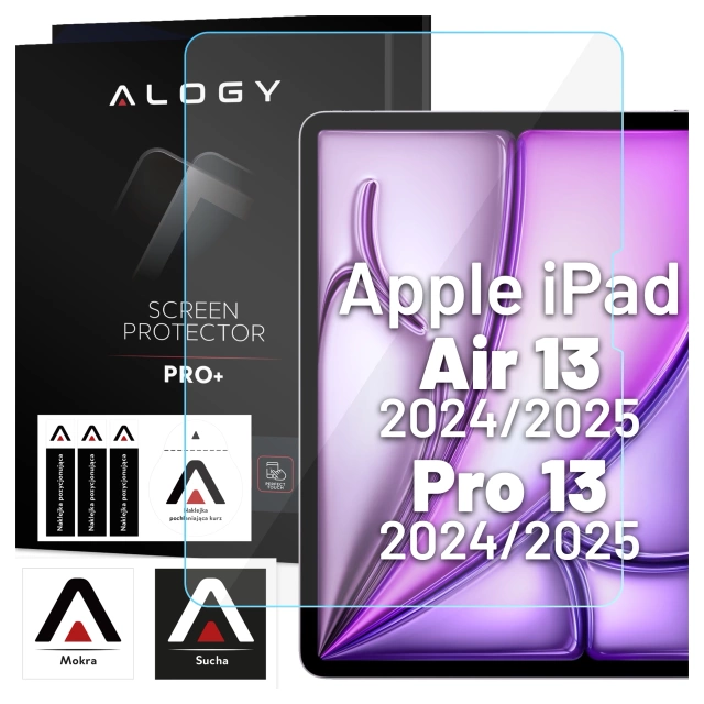 Tvrdené sklo pre Apple iPad Air 13" 6. gen. 2024 / iPad Pro 13" 7. gen. 2024 Alogy Screen Protector Pro 9H