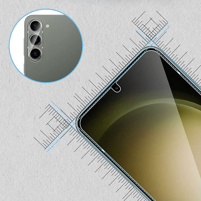 Alogy Glass Pack 3x Tvrzené sklo na displej 9h Sklo na objektiv pro Apple iPhone 14 Pro