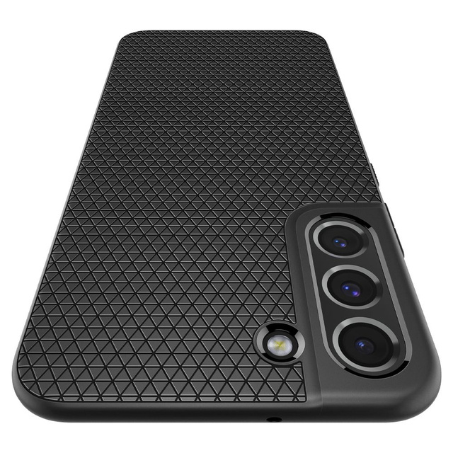 Pouzdro Spigen Liquid Air pro Samsung Galaxy S22 Matte Black Glass