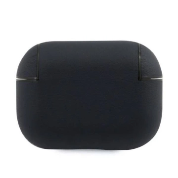 BMW Earphone Protective Case for AirPods Pro cover navy blue/navy Geniune Leather Silver Logo