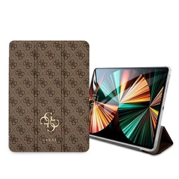 Guess GUIC11G4GFBR iPad 11" 2021 obal knihy brąz/brown 4G Collection