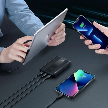 Зовнішній акумулятор Forcell F-Energy P10K2 10000mAh PD 22,5W QC3.0 чорний