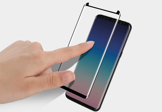 3D sklenené puzdro Mocolo TG Samsung Galaxy S9 čierne