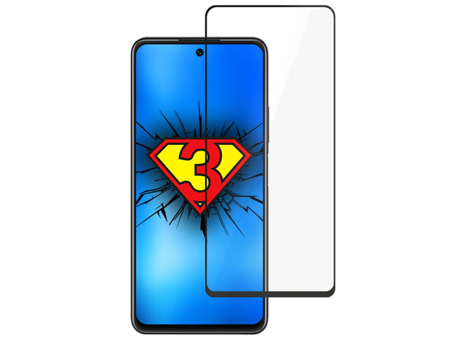 3mk HardGlass Max Lite Full Screen Tempered Glass for P Smart 2021 Black