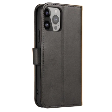 Magnetic Phone Case для iPhone 14 elegant case cover з відкидною кришкою і функцією підставки чорний