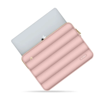 Etui Tech-Protect Puffy 13-14" Dusty Rose + Mini Pokrowiec