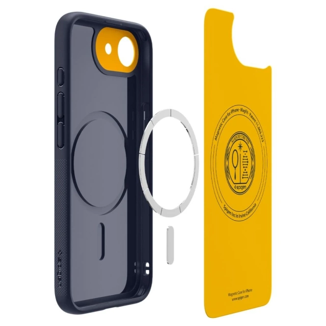 Чохол Spigen Nano Pop Mag MagSafe для iPhone 16e Blueberry Navy