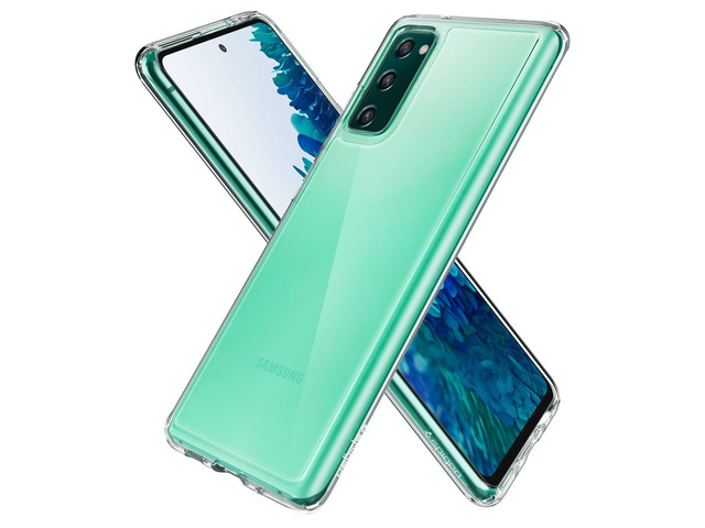 Чохол Spigen Ultra Hybrid для Samsung Galaxy S20 FE Crystal Clear.Alogy Full glass