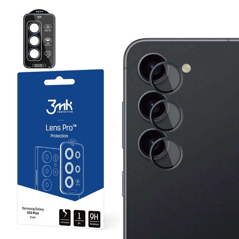 3mk camera cover for Samsung Galaxy S23 Lens Protection Pro Black