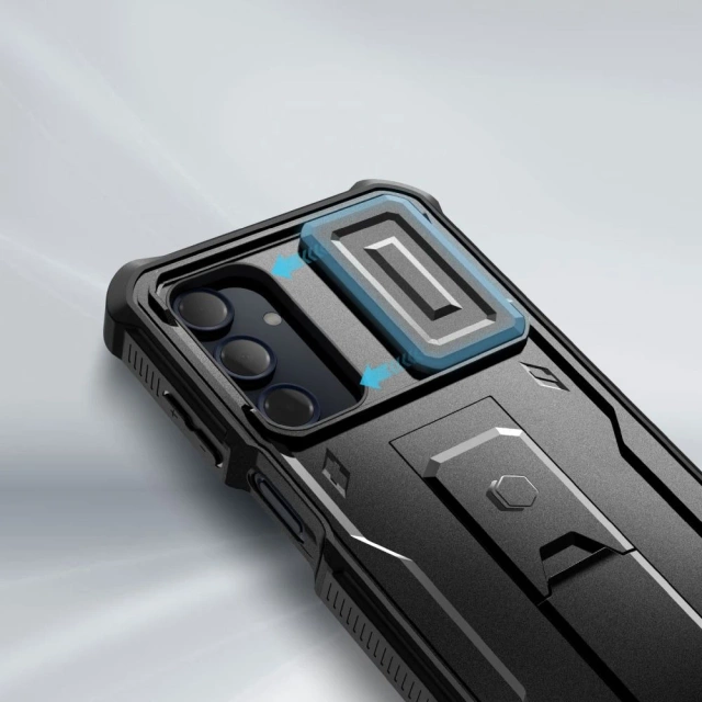 Etui do Samsung Galaxy A16 4G/5G Tech-Protect Kevlar Cam+ Czarny