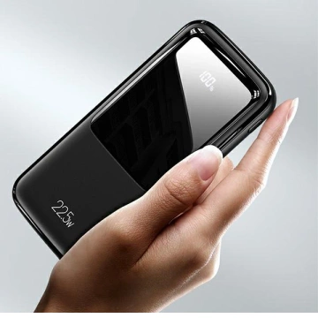 USAMS Powerbank PB58 10000mAh 22.5W QC3.0 PD Fast Charge чорний/чорний 10KCD16101 (US-CD161)