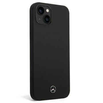 Etui Mercedes MEHMP14SSILBK na iPhone 14 6,1" pevné puzdro Silicone Line Magsafe