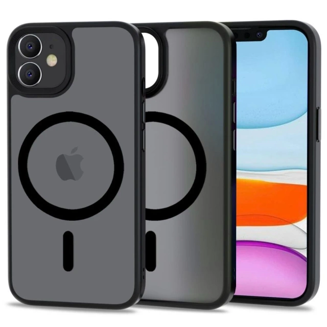 Protective case Magmat MagSafe phone case for Apple iPhone 11 Matte Black