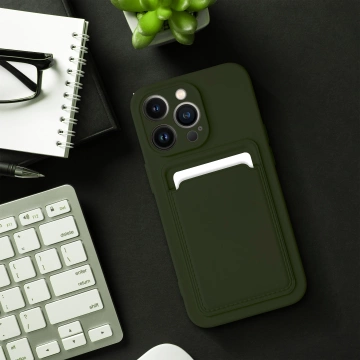 POUZDRO NA KARTY na IPHONE 14 PRO MAX zelené