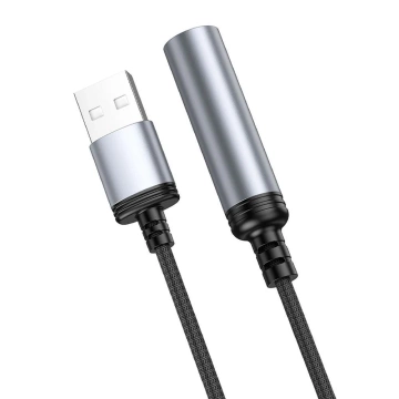Адаптер прикурювача HOCO до USB-A роз'єму UA30 0,3 м, чорний