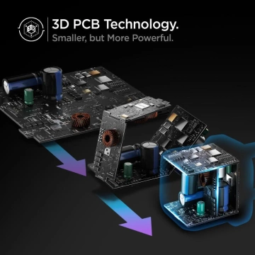 2-портовий мережевий зарядний пристрій Spigen Powerarc PD65W білий