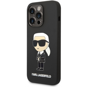 Karl Lagerfeld Case KLHMP14LSNIKBCK for iPhone 14 Pro 6.1" Hardcase Silicone Iconic Magsafe