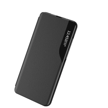 Eco Leather View Case elegant flip case with stand function for Samsung Galaxy A73 black