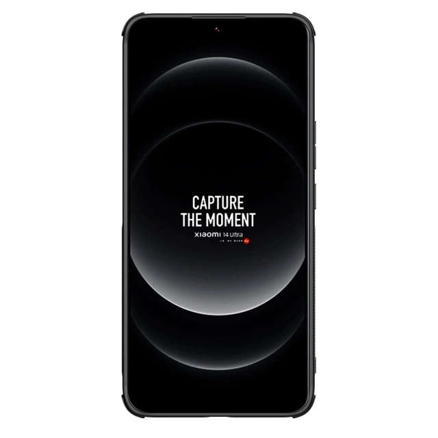 Nillkin CamShield Prop Leather Magnetic Case for Xiaomi 14 Ultra - black
