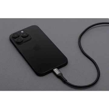 Kabel USB-A do USB-C 3m 66W Nylon Quick Charge 3.0 SUPERVOOC