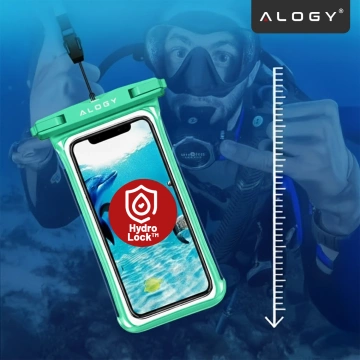Alogy Waterproof Case Universal IPX8 to 6.5 Black