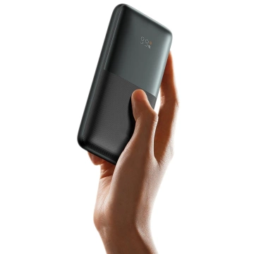 Baseus Bipow Pro Power Bank 10000mAh 20W weiß mit USB Typ A - USB Typ C 3A 0,3m Kabel (PPBD040202)