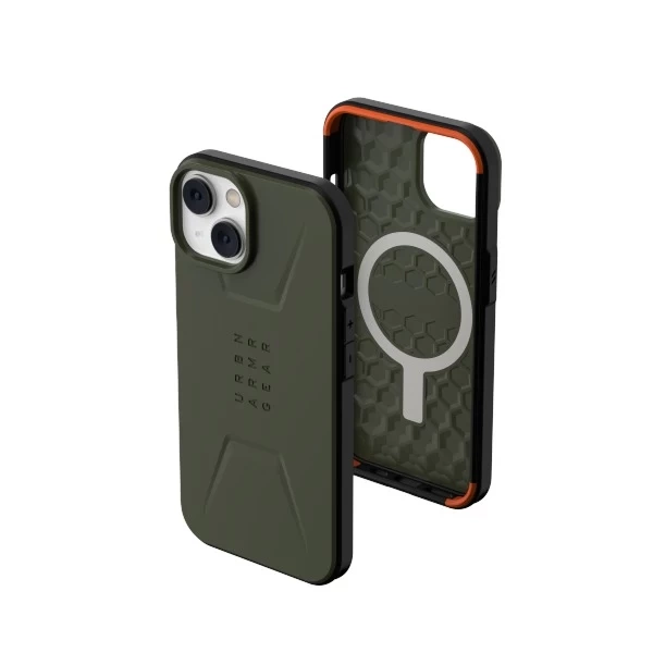 UAG Civilian - ochranný obal pre iPhone 14 Plus kompatibilný s MagSafe (olivový)