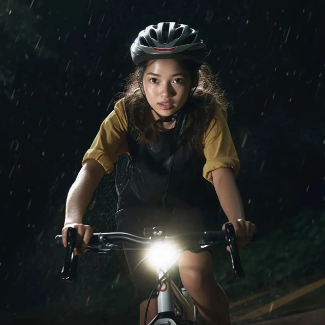 Lampka rowerowa Rockbros RHL1500 1500 lm + powerbank 5000 mAh IPX6 – czarna