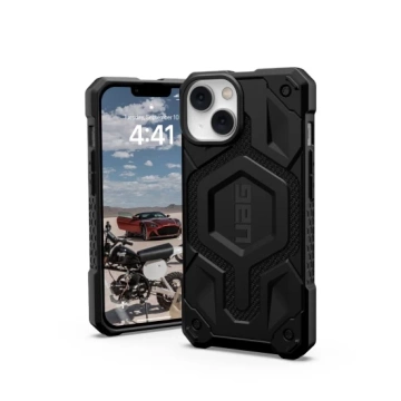 UAG Monarch - ochranné puzdro pre iPhone 14 Plus kompatibilné s MagSafe (kevlar-čierne)