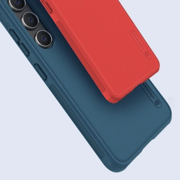Nillkin Super Frosted Shield Pro case for Samsung Galaxy S23 armored cover phone stand red