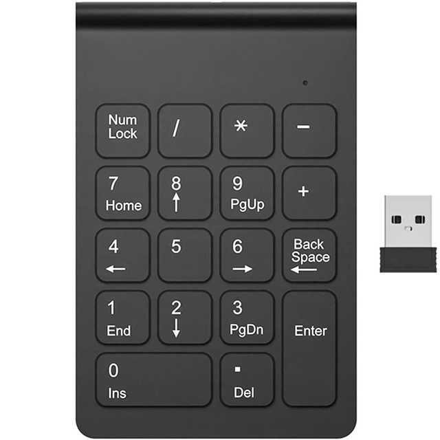 Bezdrátová USB numerická klávesnice pro notebook Alogy Wireless KeyPad