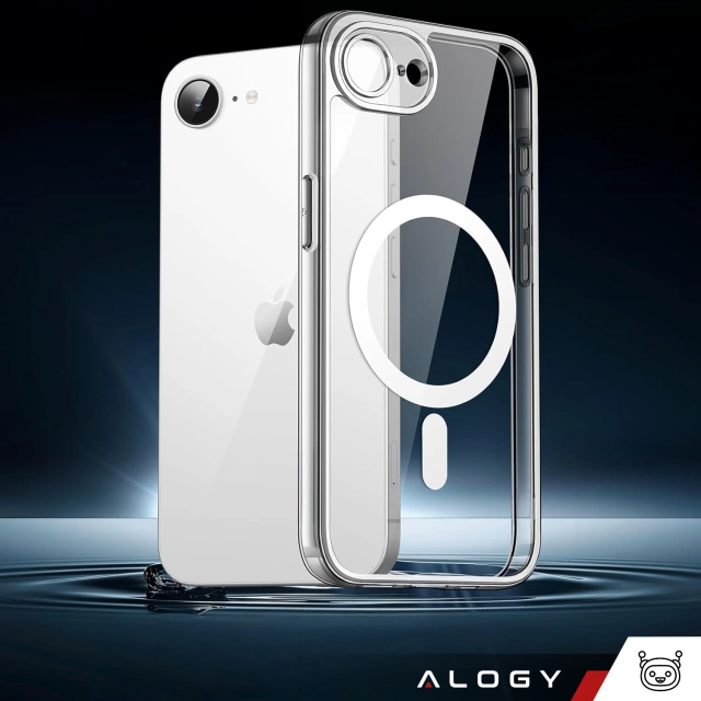 Puzdro pre Apple iPhone 16 Pro Max Alogy Anti-Shock Hybrid Case pre MagSafe Transparent