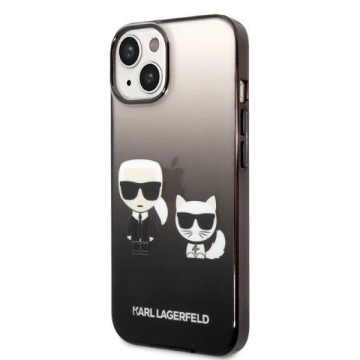 Etui Karl Lagerfeld KLHCP14MTGKCK do Apple iPhone 14 Plus 6,7" pevný obal Gradient Ikonik Karl