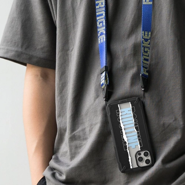 Ringke Fusion X Design Armor Case with Frame iPhone 12 Pro Max black (Ticket band) (XDAP0024)