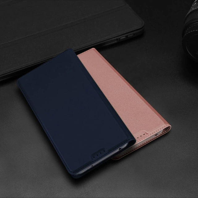 Dux Ducis Skin Pro etui do Xiaomi 13 Lite pokrowiec z klapką portfel na kartę podstawka różowe