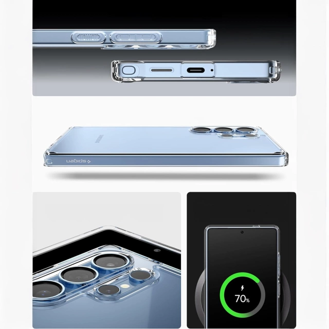 Etui für Samsung Galaxy S25 Ultra Spigen Ultra Hybrid Crystal Clear