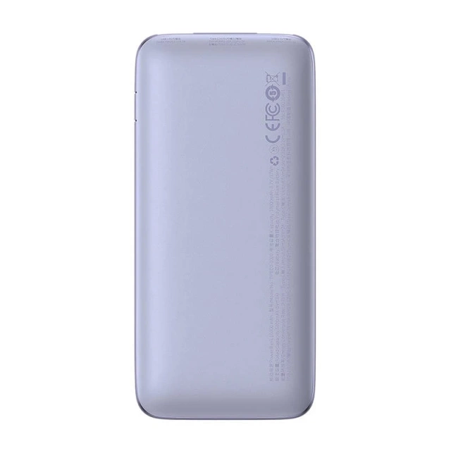 Baseus Bipow Pro Power Bank 10000mAh, 2xUSB, USB-C, 20W (фіолетовий)