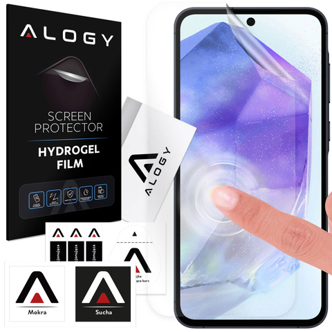 Hydrogélová fólia pre Samsung Galaxy A54/ A53/ A52/ A52S/ A51/ A50 ochranná fólia na displej telefónu Alogy hydrogélová fólia
