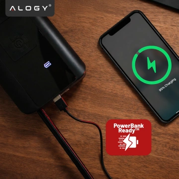 Elektrická pumpa na kolo pro kolo Bezdrátový automobilový vzduchový kompresor přenosný se svítilnou 150 PSI Alogy Black