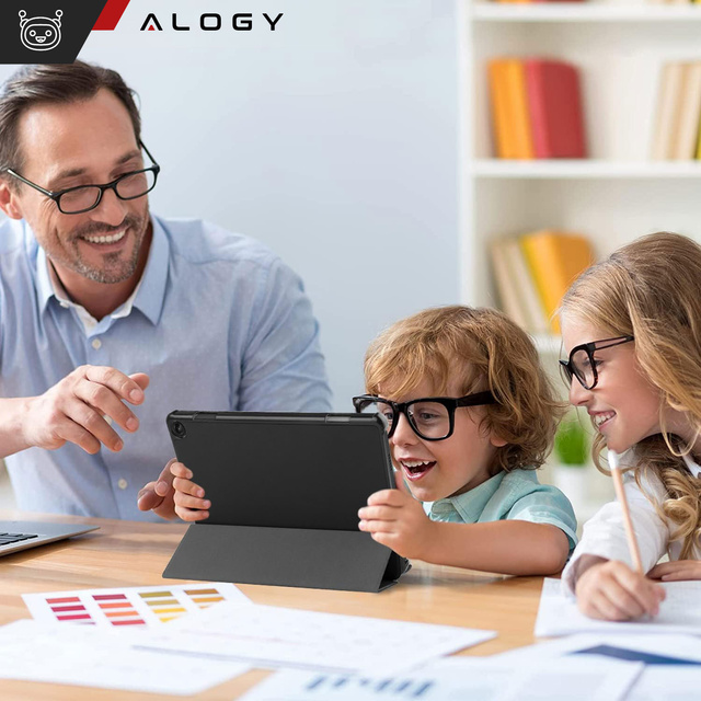 Чохол для планшета Lenovo Tab M10 3gen 3 GEN 10.1 2022 TB328FU TB328XU Корпус Чохол Alogy Book Cover Чорне скло